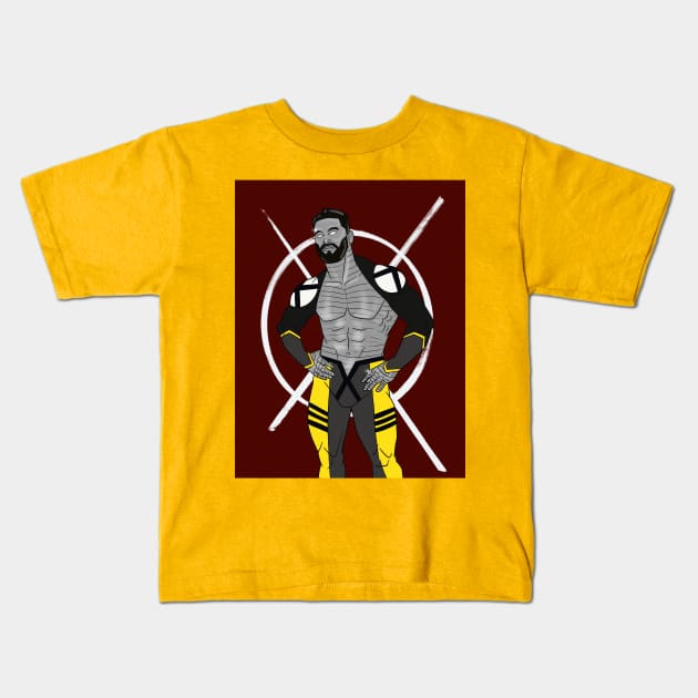 Steel Daddy Kids T-Shirt by ChangoATX